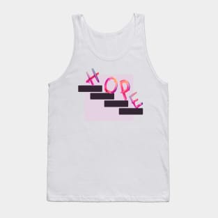 HOPE letters dancing on the stair Tank Top